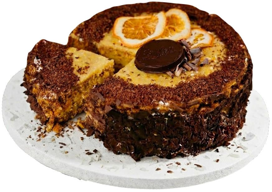 Торт "Апельсиновий пісний" - 1