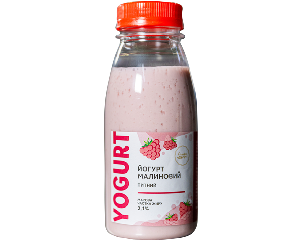 Йогурт питний малиновий - 1